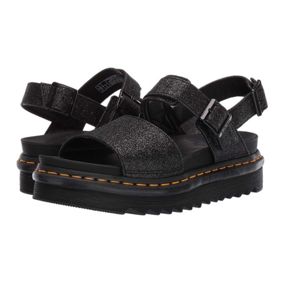 NEW Dr Martens Voss GLTR Sandals - Black - US6